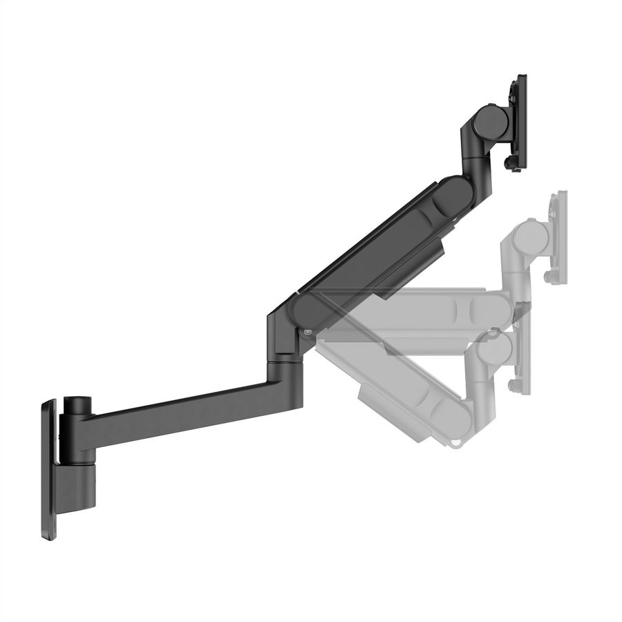 ROLINE Heavy-Duty Gas Spring Monitor Arm, Wall Mounted, <27kg, <144,78cm (57")