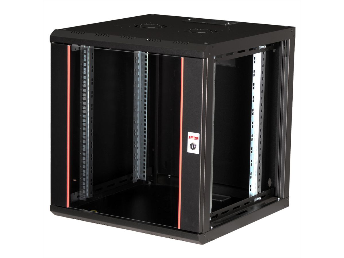 ROLINE 19-inch wandbehuizing Pro 12 U, 600x600 BxD zwart