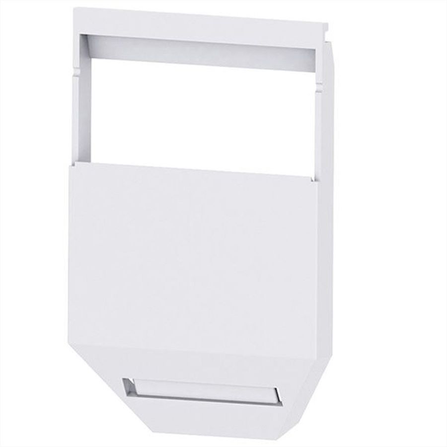 BACHMANN DESK2 concealed cable routing, white