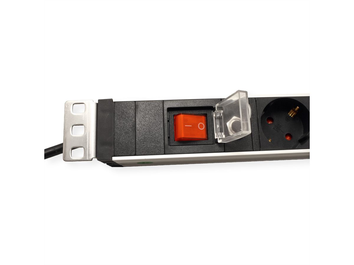 VALUE 19" PDU for Cabinets, 7x, 4000W, CEE 7/7 German Type Plug, 3 m