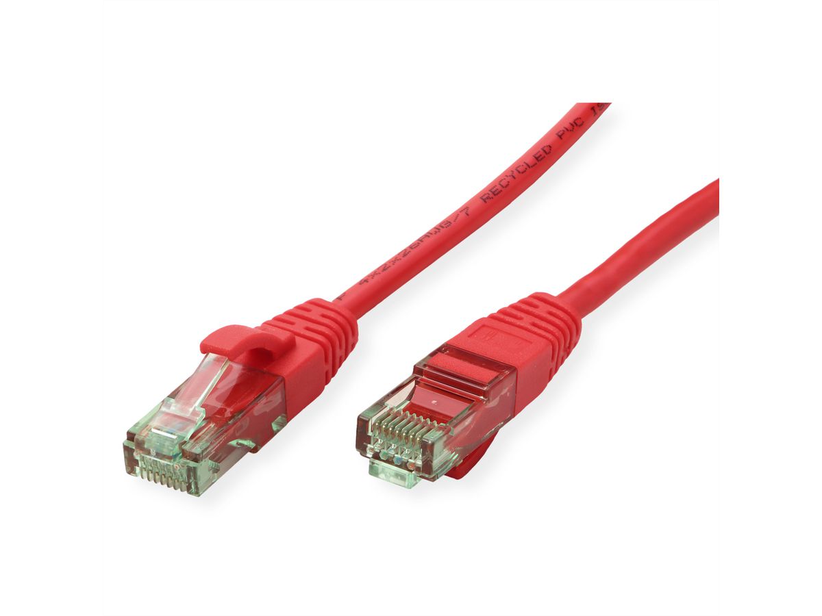 ROLINE RM Patchkabel Cat.6A UTP, rood, 15 m