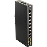 D-Link DIS-100G-10S Gigabit Switch Industrieel 8-Poorts RJ45 2x 100/1000M SFP
