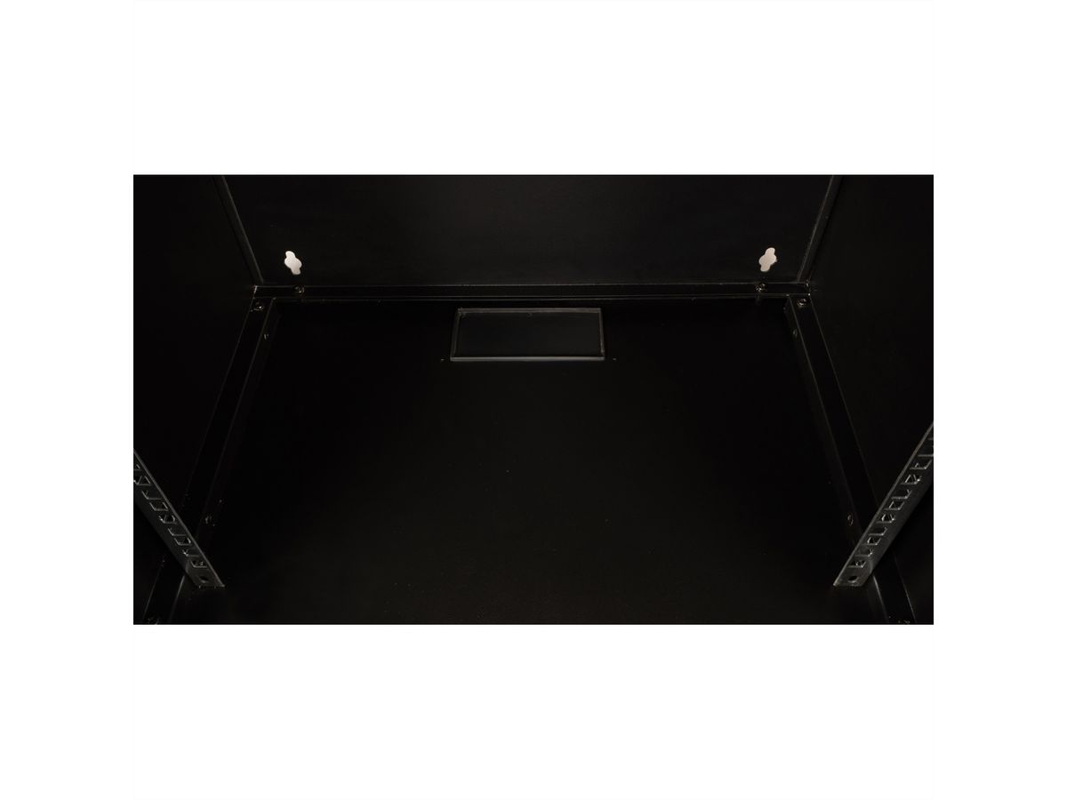 ROLINE 19-inch wall-mounted housing Basic 9 U, 540x400 BxT kit black