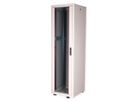ROLINE 19-inch network cabinet Basic 42 U, 600x600 WxD glass door grey
