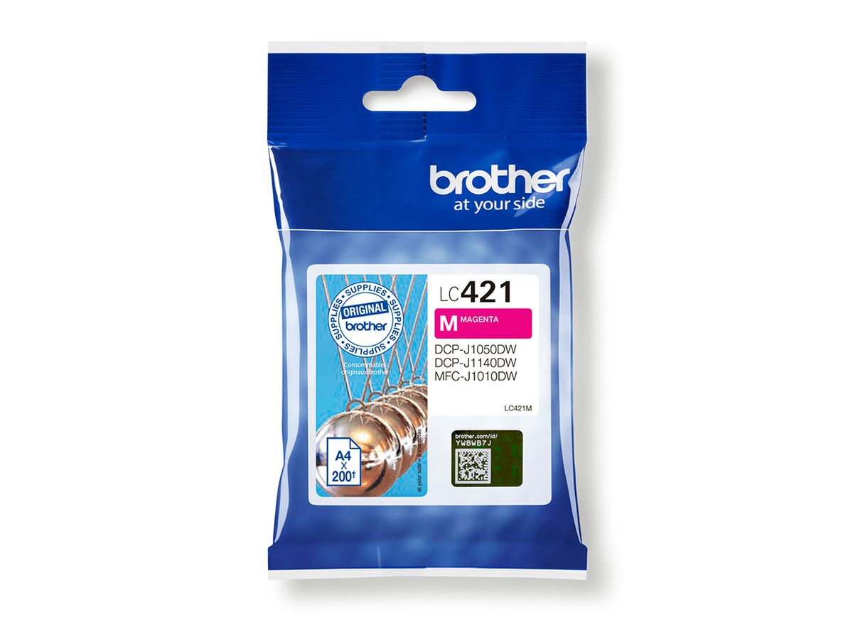 Brother LC421M ink cartridge 1 pc(s) Original Magenta