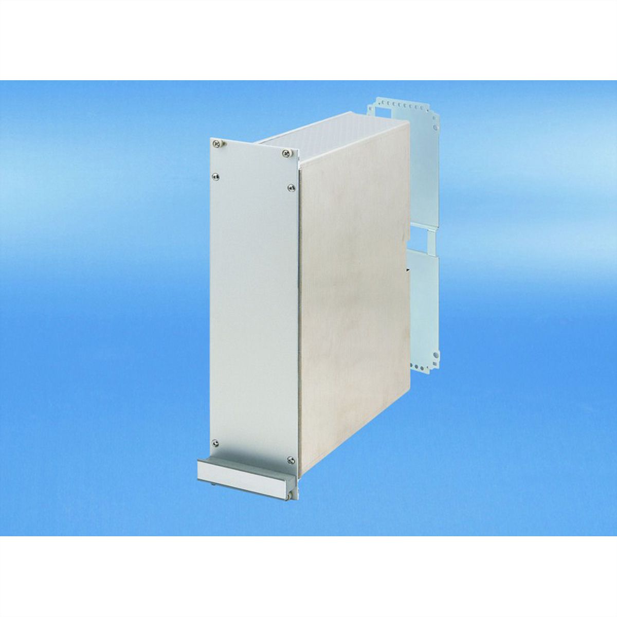 SCHROFF insteekmodule met frame PRO-set, afgeschermd, gladde afdekking, 1 connector, 6 HE, 12 HE, 167 mm