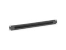 VALUE 19" Cable Entry 1U with Brush Seal, black