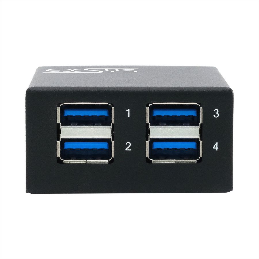 Exsys EX-11240HMS 4-Port USB 3.2 Gen 1 Hub