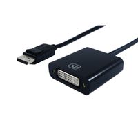 STANDAARD DisplayPort DVI adapter, DP-Male/DVI-Female, 0,15 m