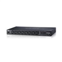 ATEN  PE6208G IP-Fernschaltsteckdose, 8 Port, 1HE, 7xC13, 1x C19 , 16A, Energiemessung