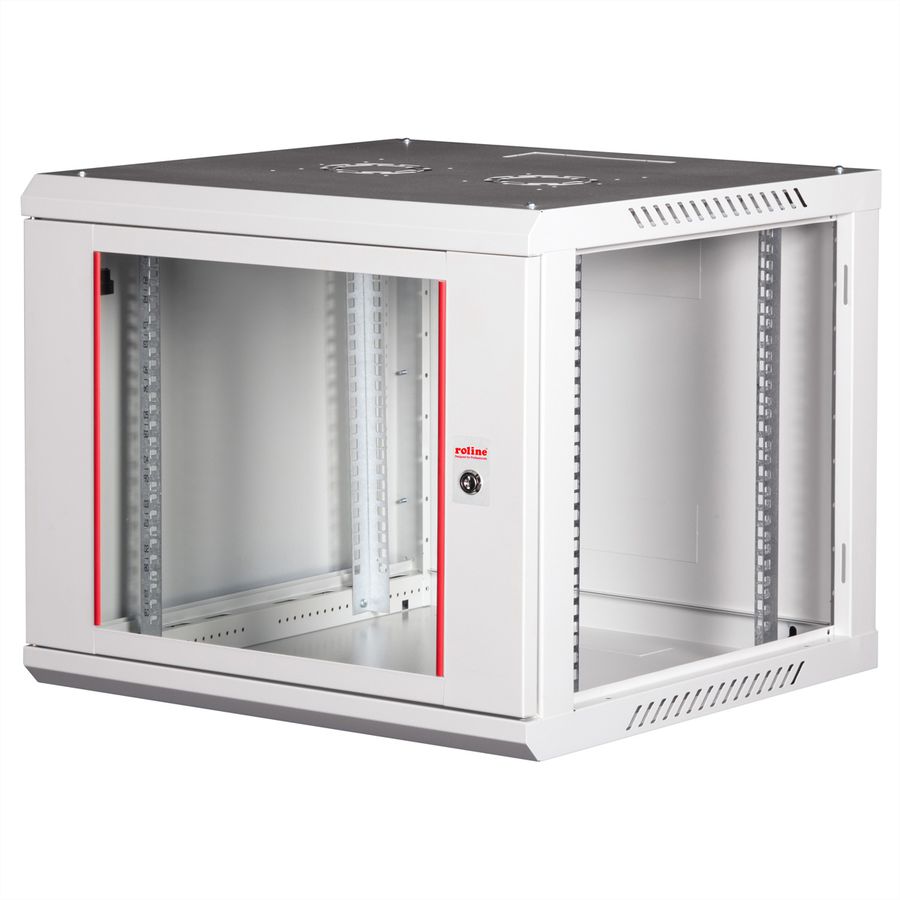 ROLINE 19" Wall Cabinet Basic Plus 9U, 600x600 BxT grey