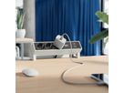 BACHMANN DESK2 3x geaard stopcontact 1x ABD GST18, wit