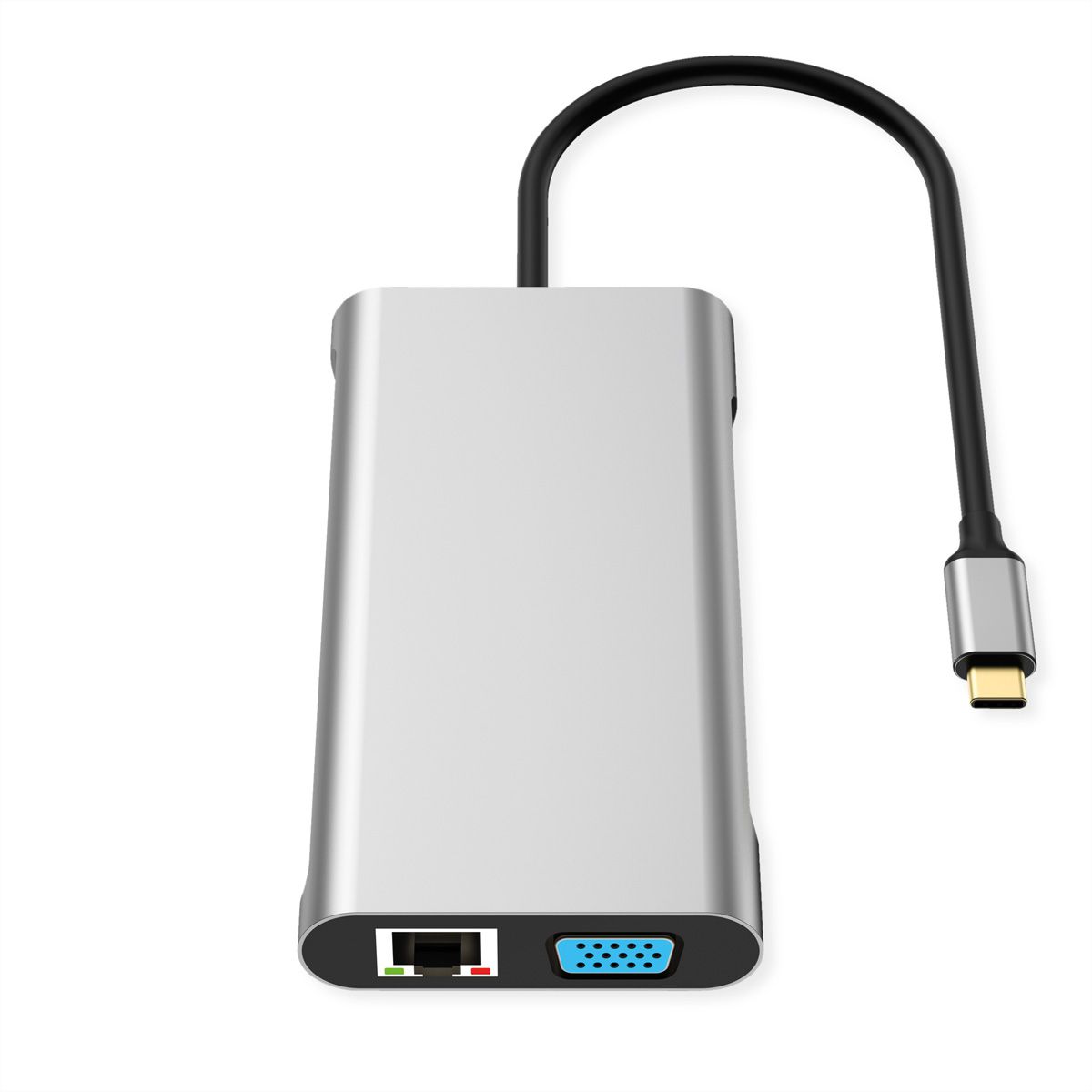VALUE USB Type-C dockingstation, 4k HDMI, DP, VGA, Gigabit Ethernet, USB-C, USB-A, PD