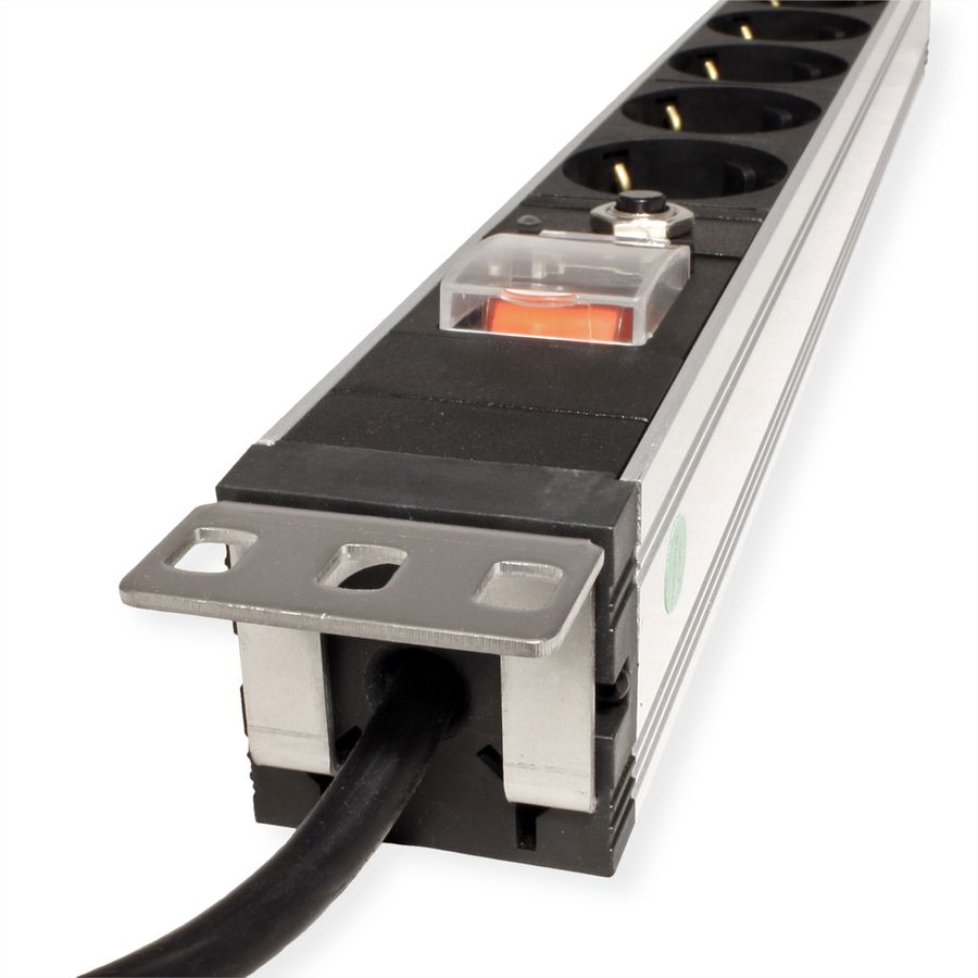 VALUE 19" PDU for Cabinets, 7x, 4000W, CEE 7/7 German Type Plug, 1.8 m