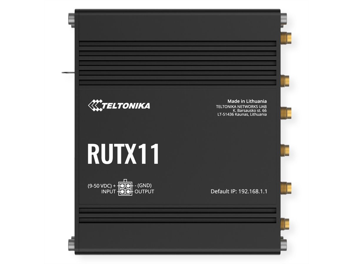 TELTONIKA RUTX11 Industriële LTE/4G-router