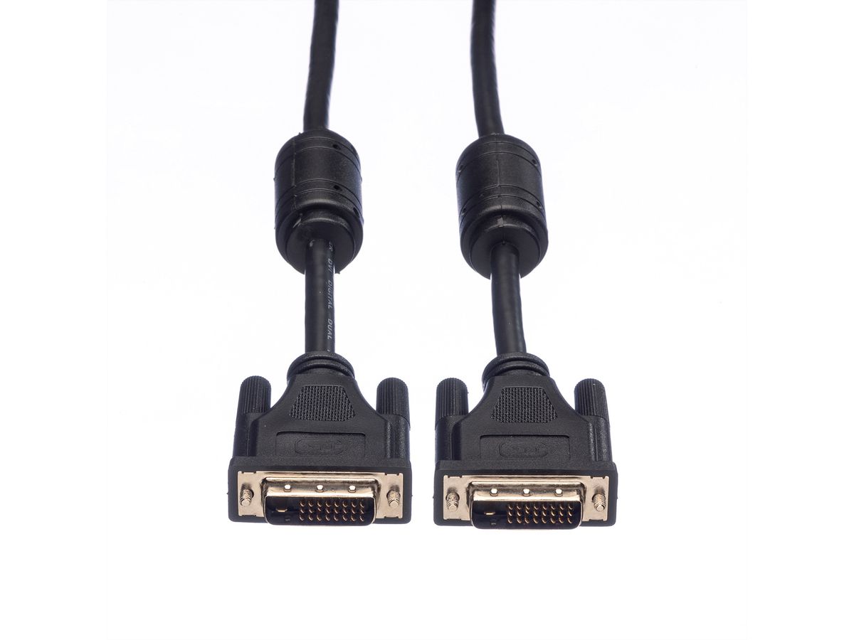 ROLINE Monitorkabel DVI, M/M, (24+1) dual link, 15 m