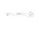 BACHMANN PRCD-S Lg: 3.15m 230V 16A 30mA, Earthing contact extension H07RN-F 3G1.5mm