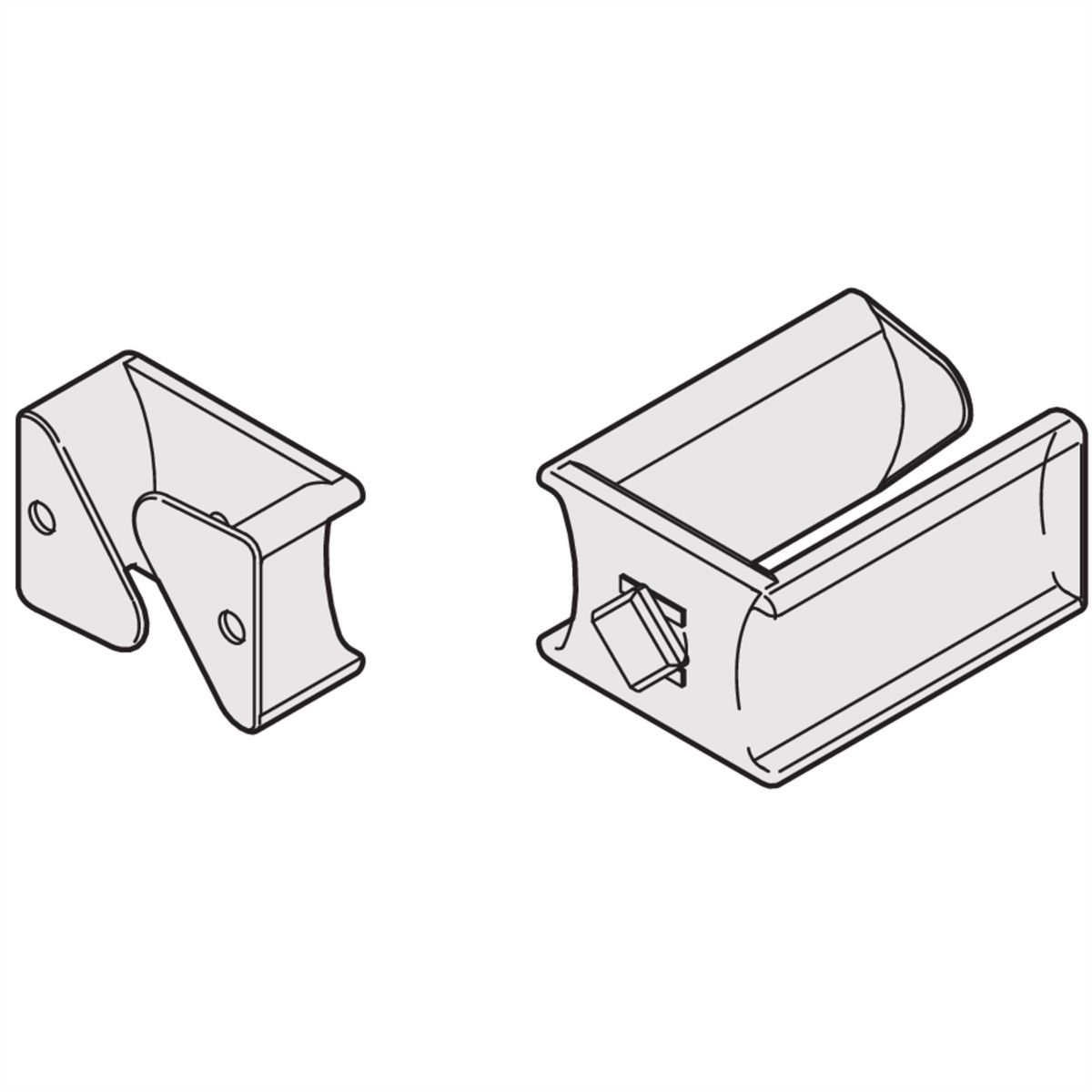 SCHROFF LAN Case Cable Ducting for Fibre Optic Small Case
