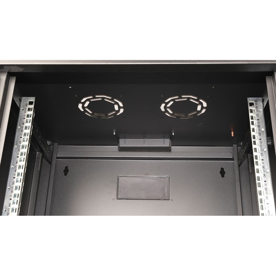 ROLINE 19-inch wall-mounted housing Pro 9 U, 600x450 WxD black