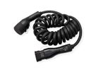 ROLINE Auto oplaadkabel Type2, 3-fase, 480VAC (3P+N+E), 16 A, 11 kW, spiraalkabel , 3 m