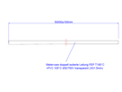BACHMANN transparante kabel 3x1,5 50m, AEH/AEH FEP/Mantel PVC