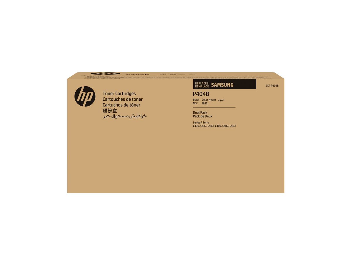 Samsung CLT-P404B 2-pack zwarte tonercartridges