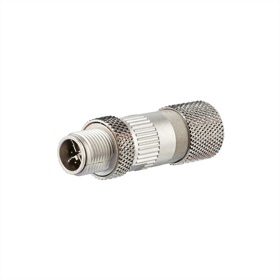 METZ CONNECT E-DAT M12 X-gecodeerde, in het veld aansluitbare connector