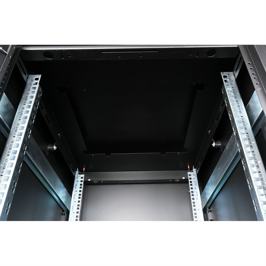 ROLINE 19-inch netwerkkast Pro 22 U, 600x800 BxD Glazen deur zwart