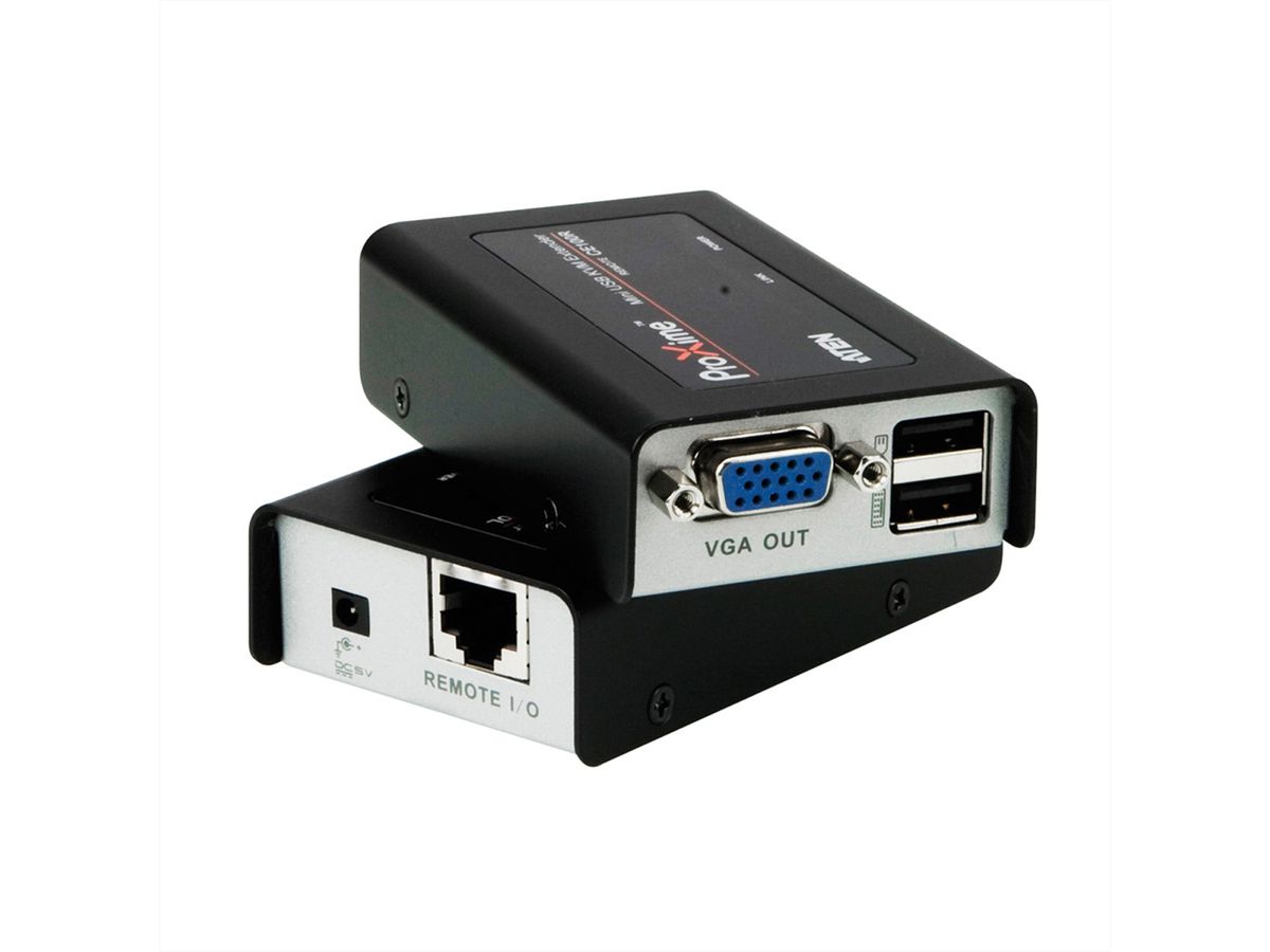 ATEN CE100 KVM Extender VGA, USB, 100m