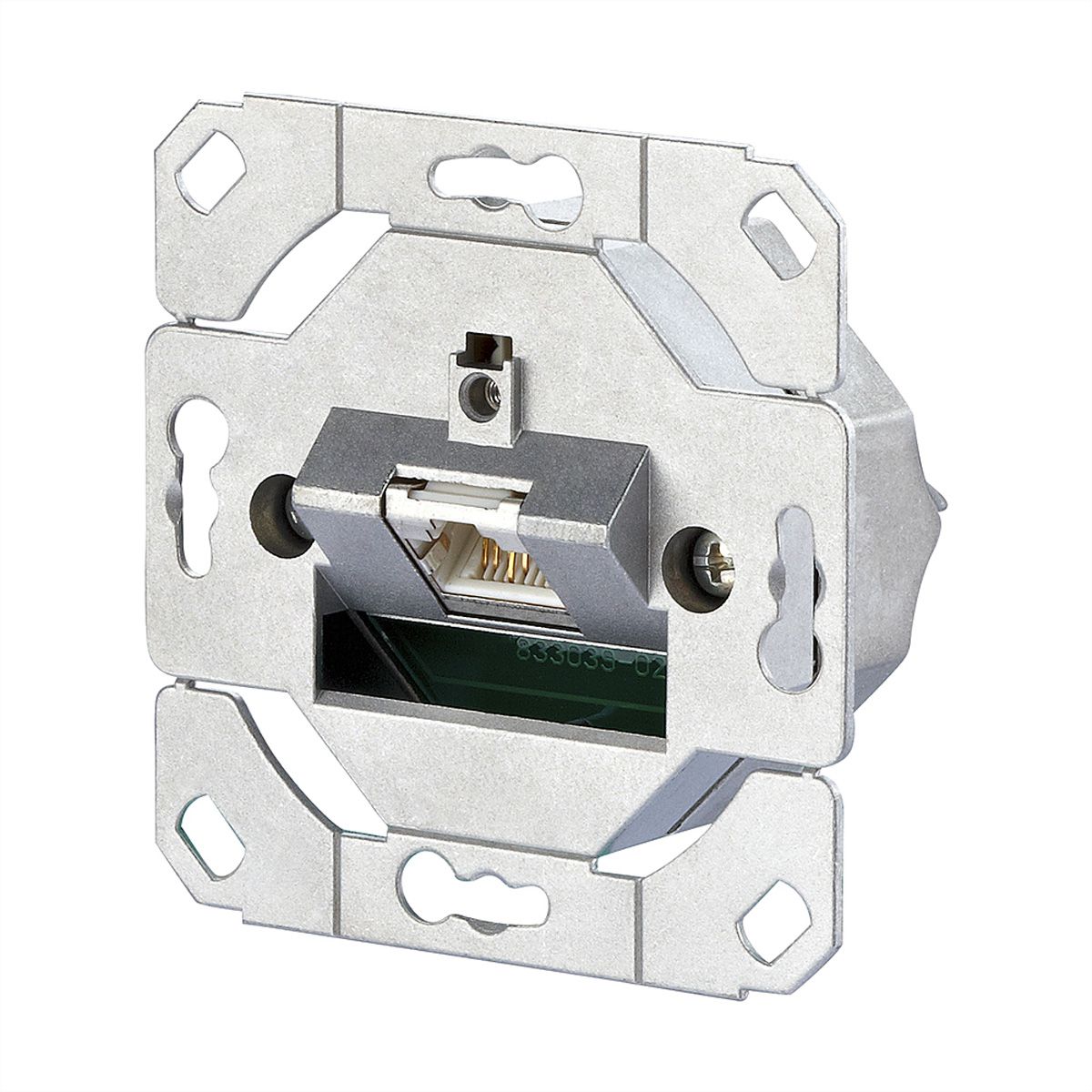 METZ CONNECT E-DAT C6A 1 port flush mounted without cover