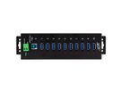 EXSYS EX-1580SHMVS Managed, Netzwerk-teilbarer 10-Port USB 3.2 Gen 1 Metall HUB, 15KV ESD Schutz