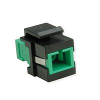 ROLINE Keystone glasvezeladapter SC/SC Simplex, Single mode, OS2, APC