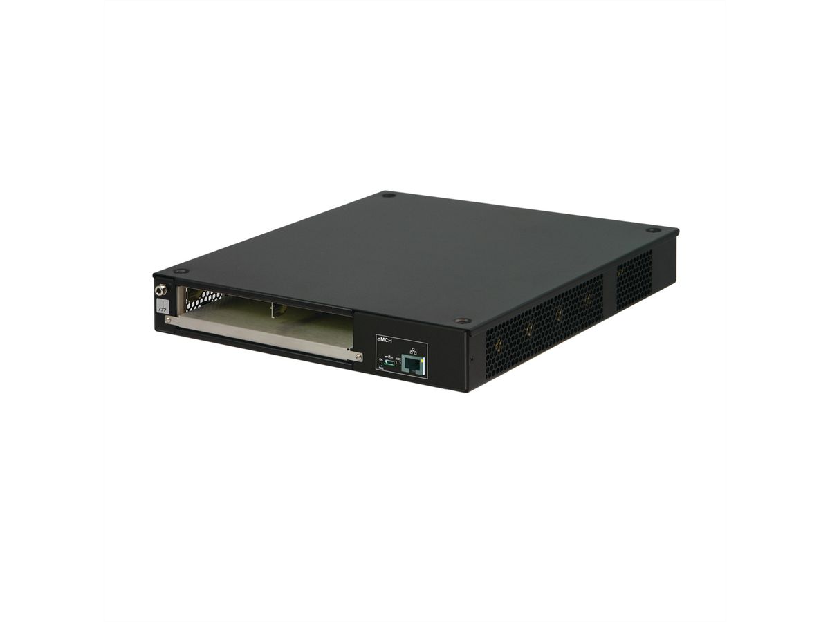 SCHROFF MTCA.0 Pico System for 2 Single Full-Size AMC Modules, 1 U, eMCH