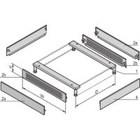 SCHROFF Varistar Base/Plinth Sides, Plain, 900D