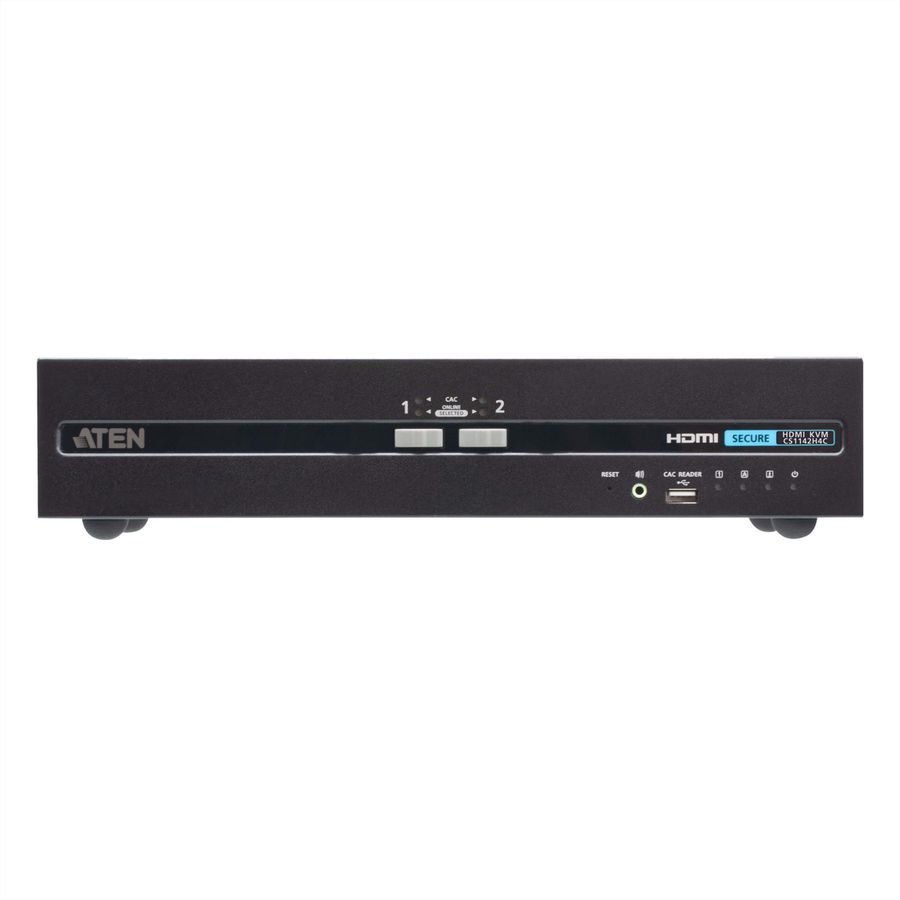 ATEN CS1142H4C 2-poorts 4K HDMI Dual Display Secure KVM, met kaartlezer PSD PP V4.0 conform