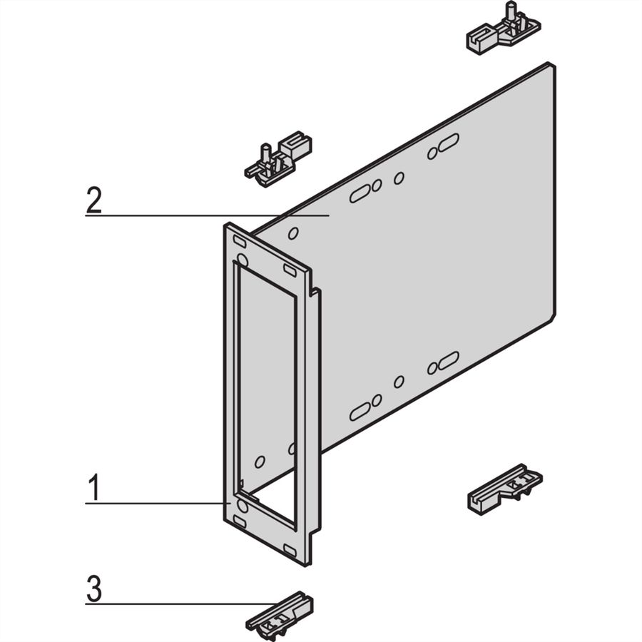SCHROFF CPCI Module for Drive Unit 1x 3 1/2", 3 U Vertical, With Front Panel