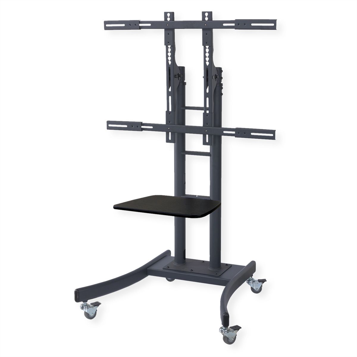 VALUE LCD-/tv-rolstandaard, tot 125 kg (32" tot 100"), zwart