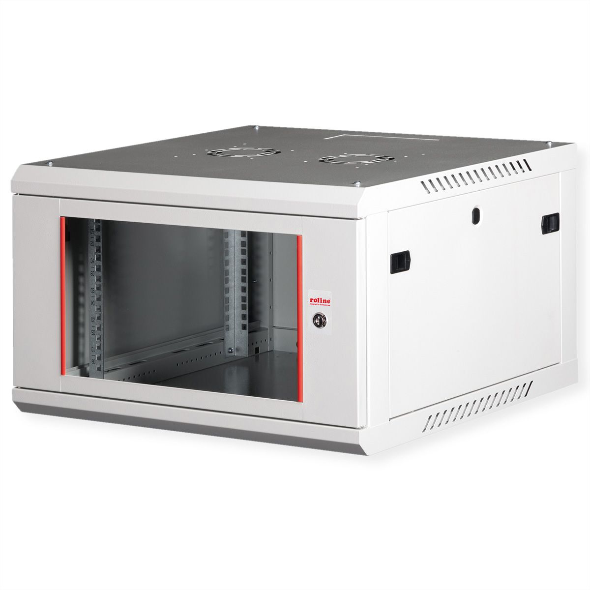 ROLINE 19-inch wandbehuizing Basic Plus 6U , 600x600 BxT grijs
