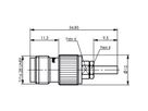 TELEGÄRTNER TNC-Kabelbuchse 50 Ohm, für RG-178B/U