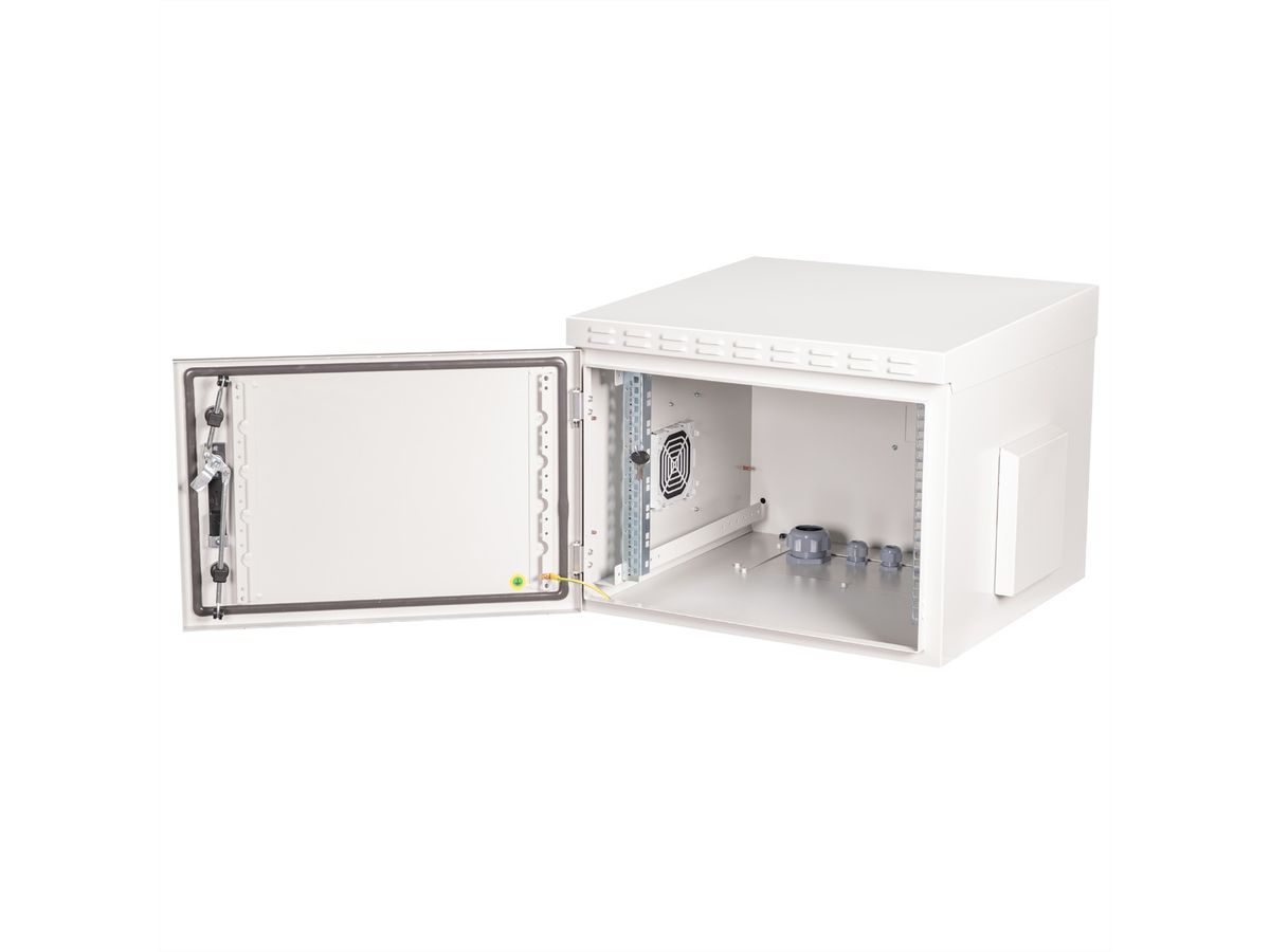 ROLINE 19-inch wandbehuizing Pro 7 U, 600x600 BxT IP55 buiten grau