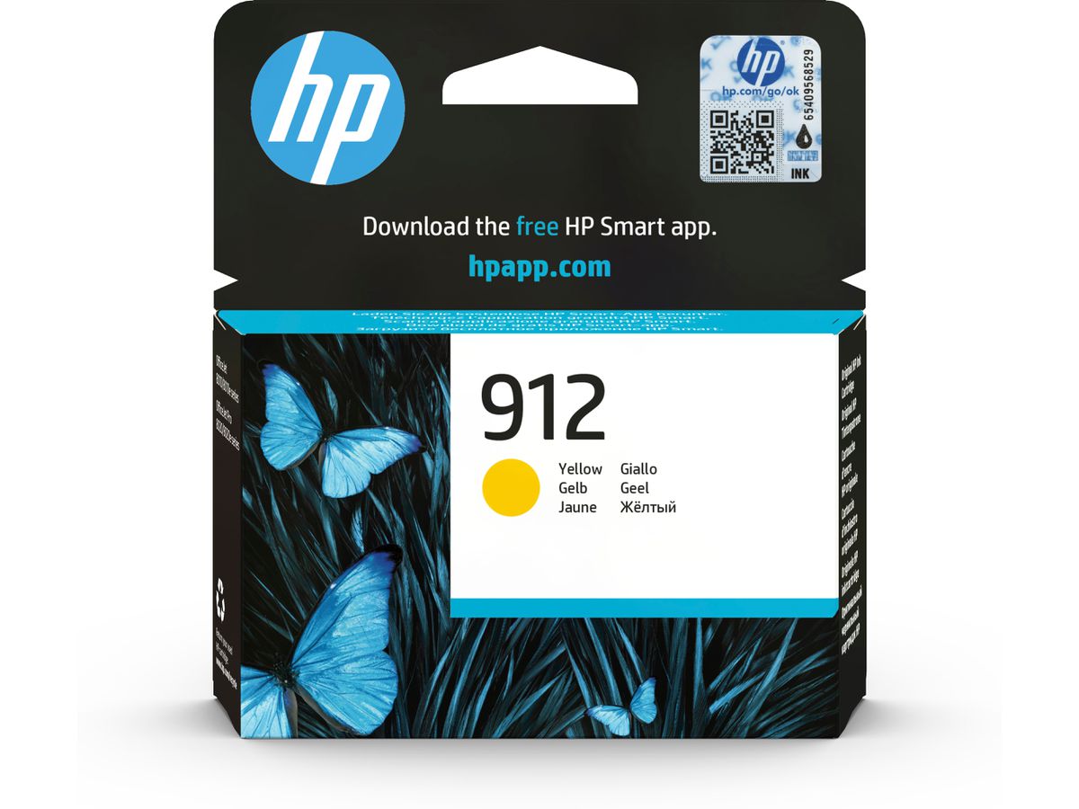 HP 912 Yellow Original Ink Cartridge