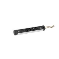 BACHMANN CYCLE Loop 4xCEE7/3 1xswitch 1xUSB A/C 22W 2.5m CEE7/7