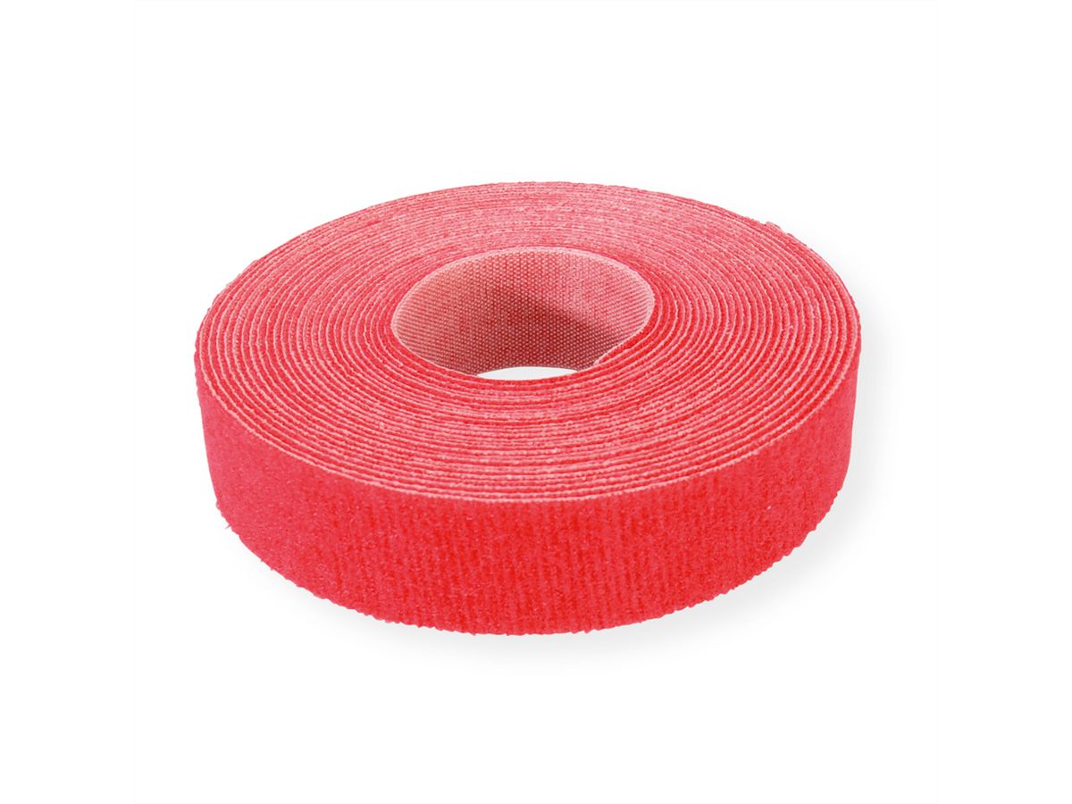 VELCRO® ONE-WRAP® klittenband ongeperforeerd op rol, 20mm, rood, 25 m