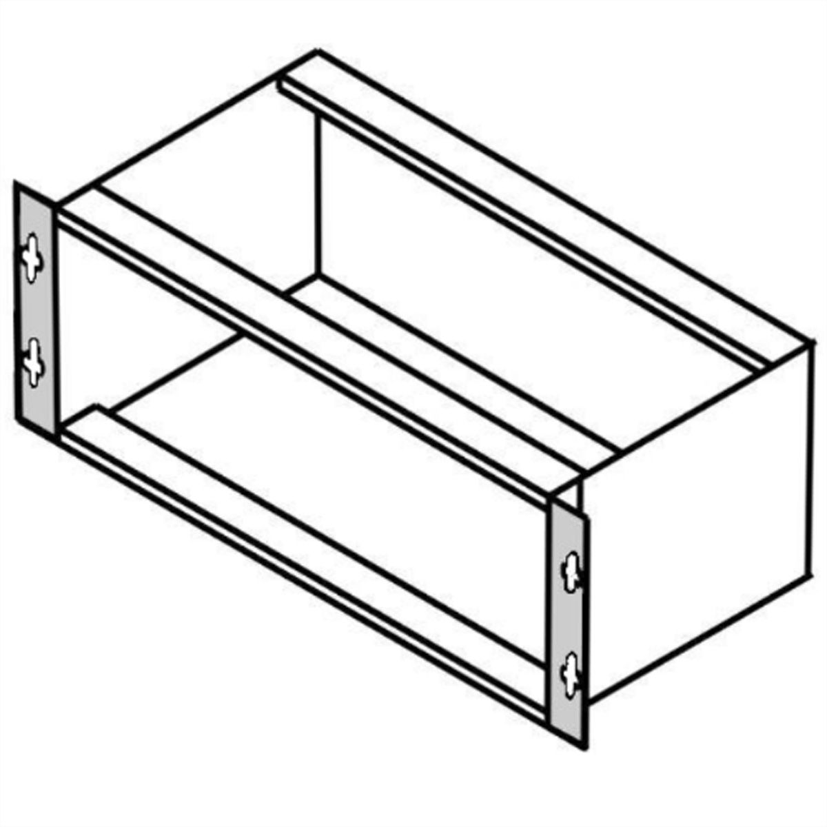 SCHROFF EuropacPRO wandbevestiging, 6 HE