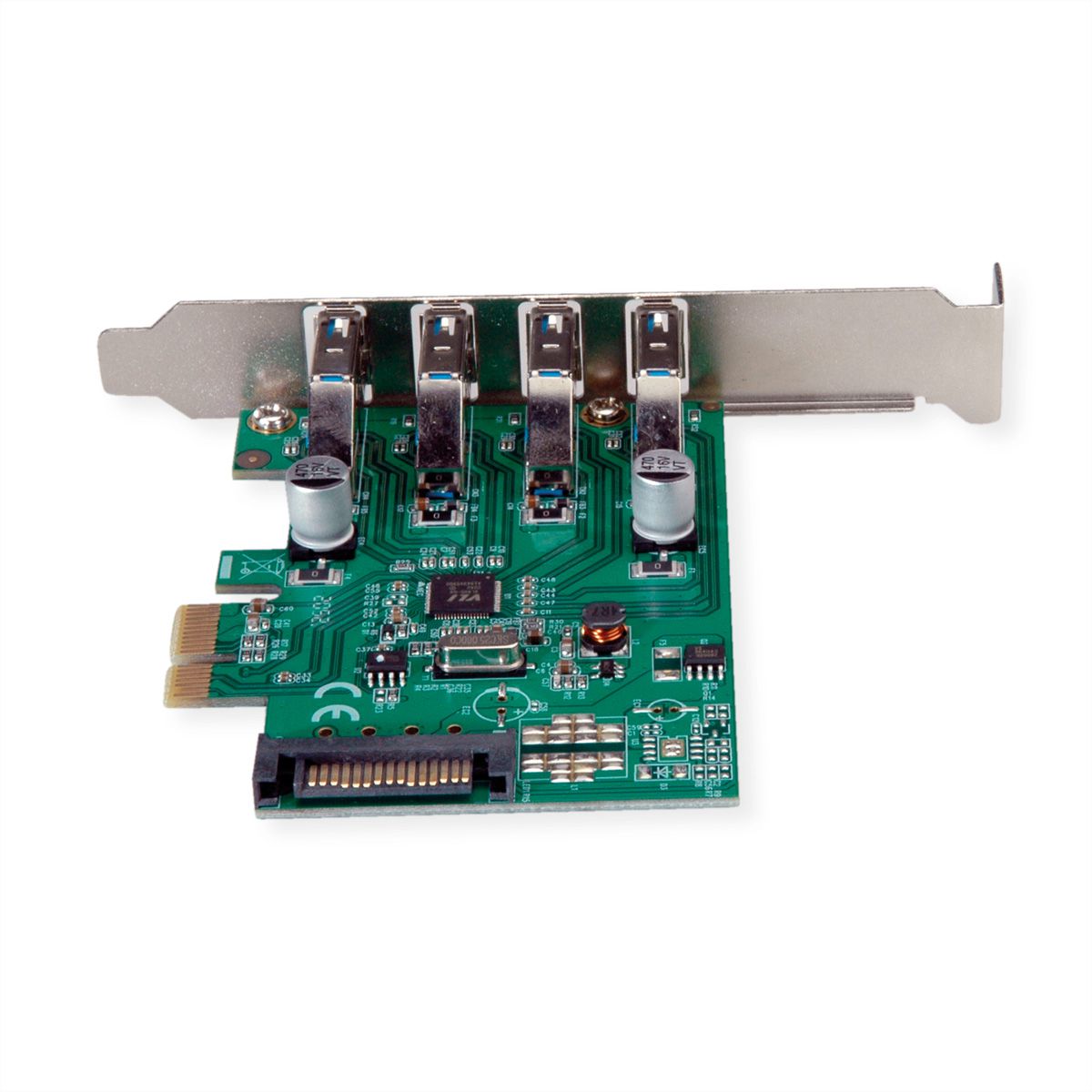 VALUE PCI-Express-Kaart, USB 3.2 Gen 1, 4 Poorts