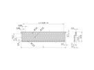 SCHROFF Z-rail voor verbindingsstuk, EN 60603-2, 40 HP