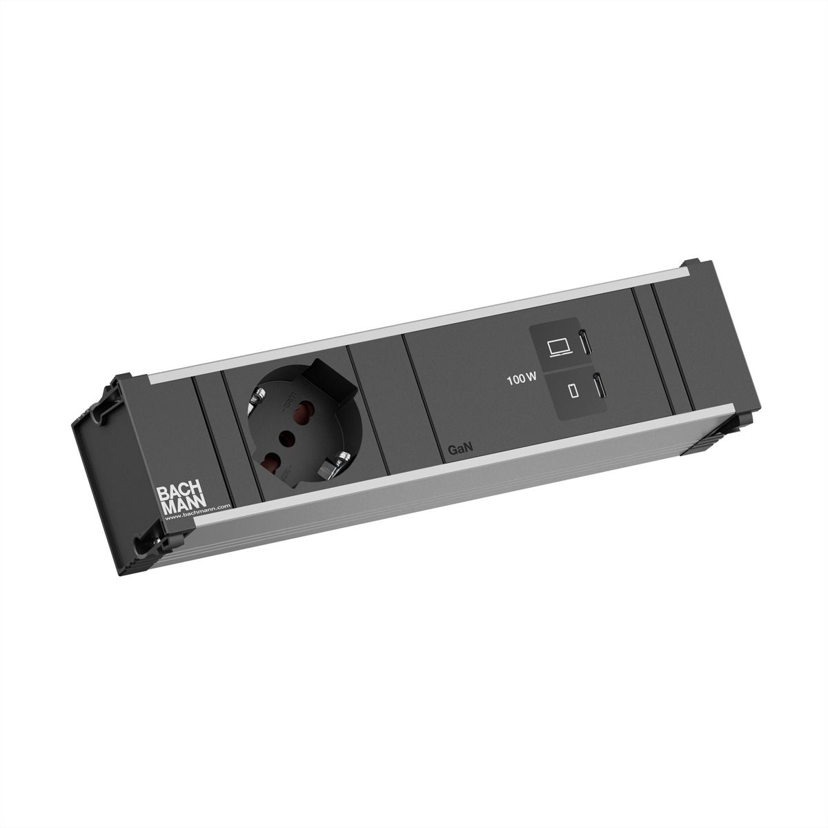 BACHMANN CONI 1xP40, 1xUSB C/C 100W L=0.2m
