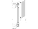 SCHROFF-insteekset met afzuiggreep type 2, niet-afgeschermd, grijs, 6 HE, 6 PK