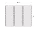 SCHROFF MultipacPRO Cover Plate for Euroboards Horizontal Mounting, 340 mm