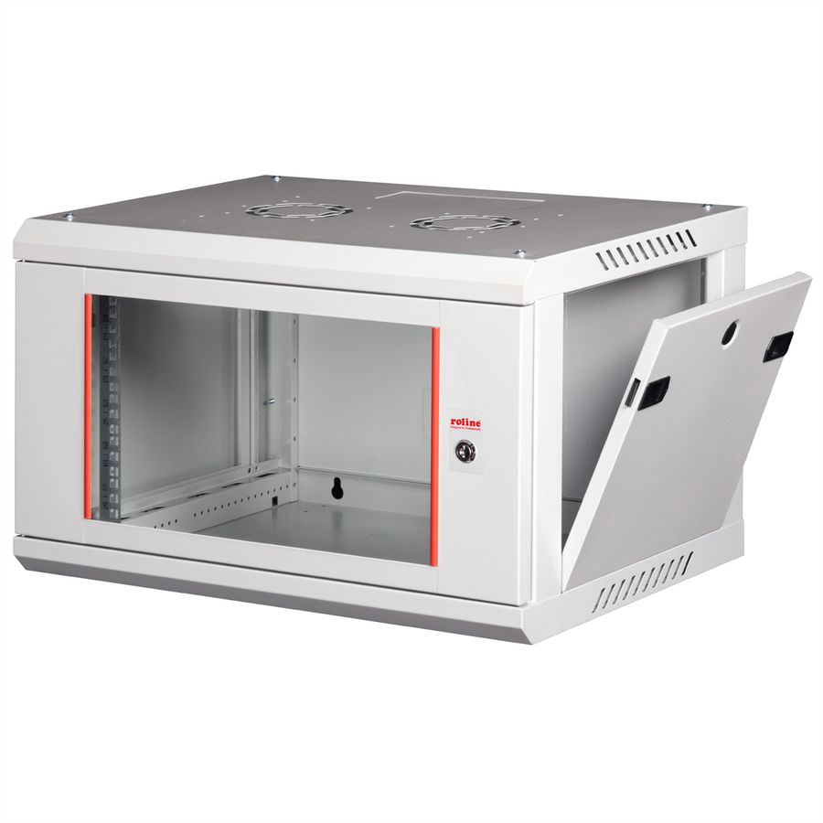 ROLINE 19-inch wandbehuizing Basic Plus 6U, 600x450 BxT grijs